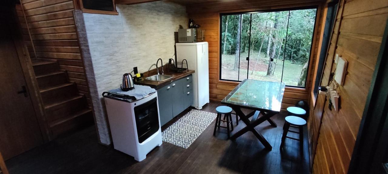 Chalé Estância Cachoeira do Avencal Urubici Exterior foto